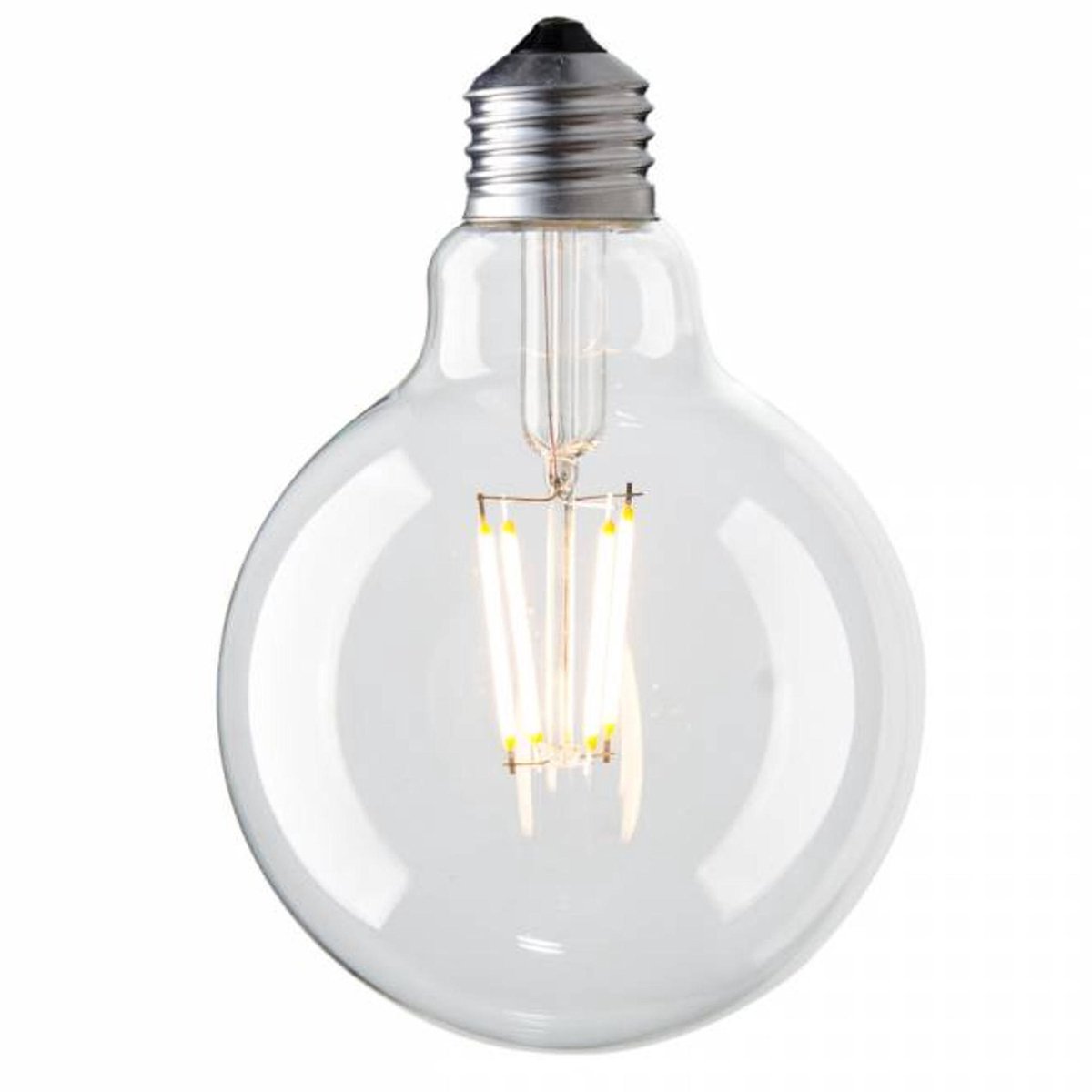 LED Filament Lamp E27 4W 4000K – G80 – Decoratief – Energiezuinig – Warm Neutraal Licht