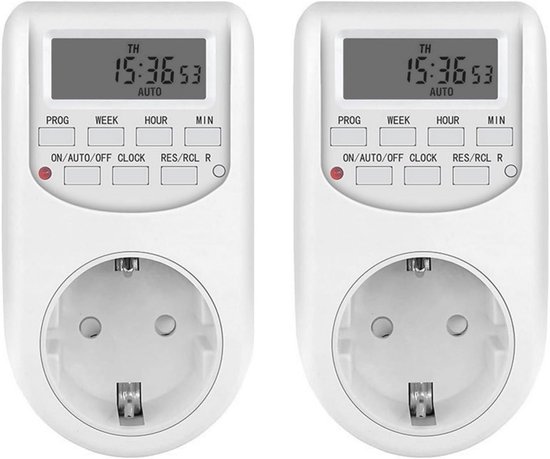 Timer Med Display Digital Timer met LCD-display en 16 Programma's voor 230V | bol