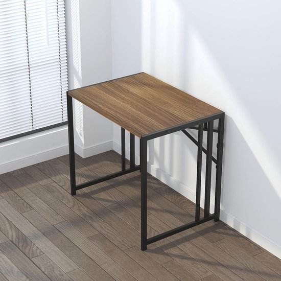 Inklapbaar Bureau 83 cm - Ruimtebesparend Schrijftafel voor Thuis en Camping — afbeelding 2