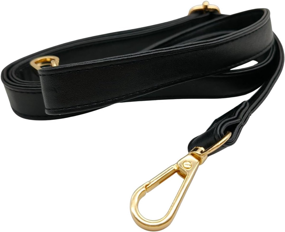 longziming -Verstelbare Schouderriem voor Tassen – 70–130 cm – Smalle Vervangende Tasband voor Crossbody, Handtas en Schoudertas – Duurzaam & Comfortabel – Zwart