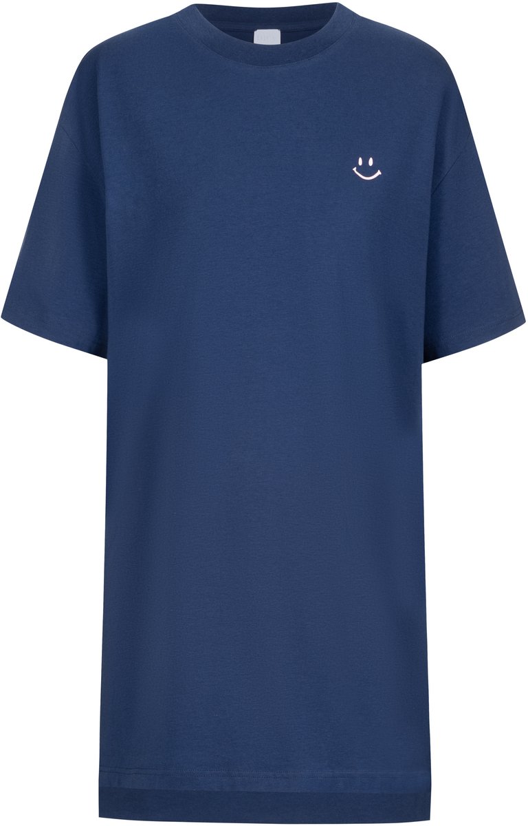 Mey Damen Slaapshirt Serie Solid Love Blue Zodiac