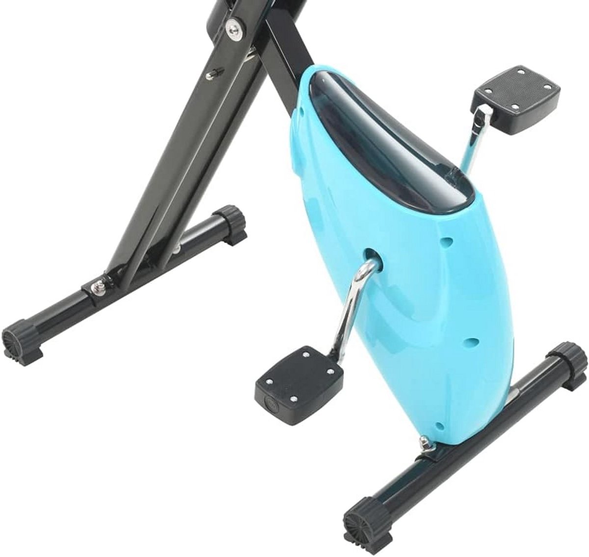 vidaXL Exercise Bike X-bike Tire Resistance Blue Home - afbeelding 2