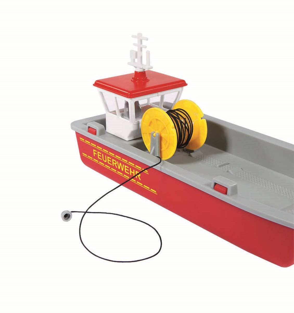 SIKU Brandweer werkboot 1:50 met Ford F150 en draaibare slanghaspel thumbnail 5