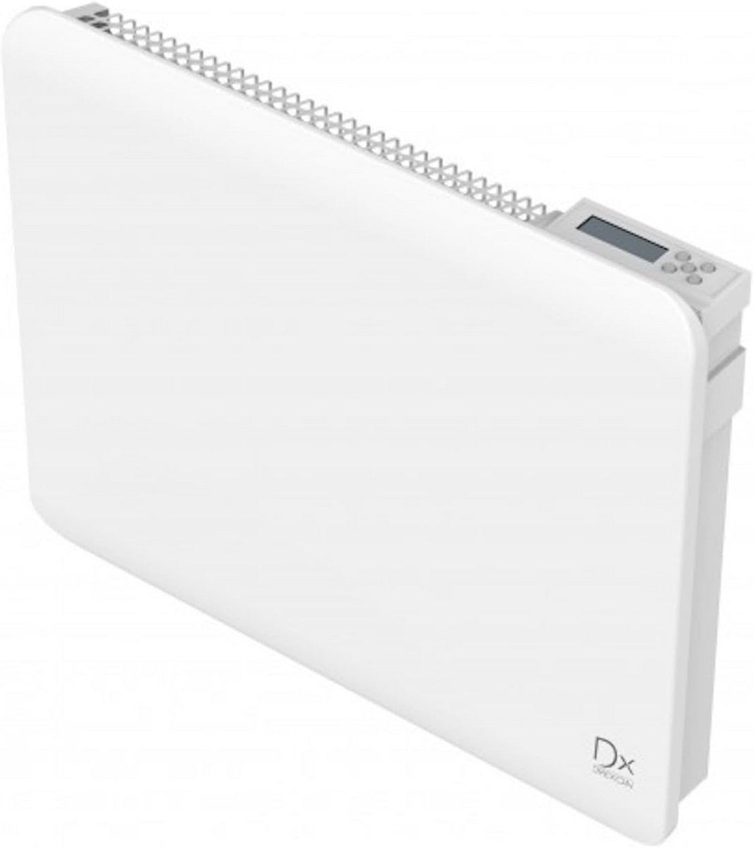 Keramische Traagheidsradiator 1500 W met Verwarmingsfolie en LCD Thermostaat - 82 x 10,5 x 50 cm - Wit