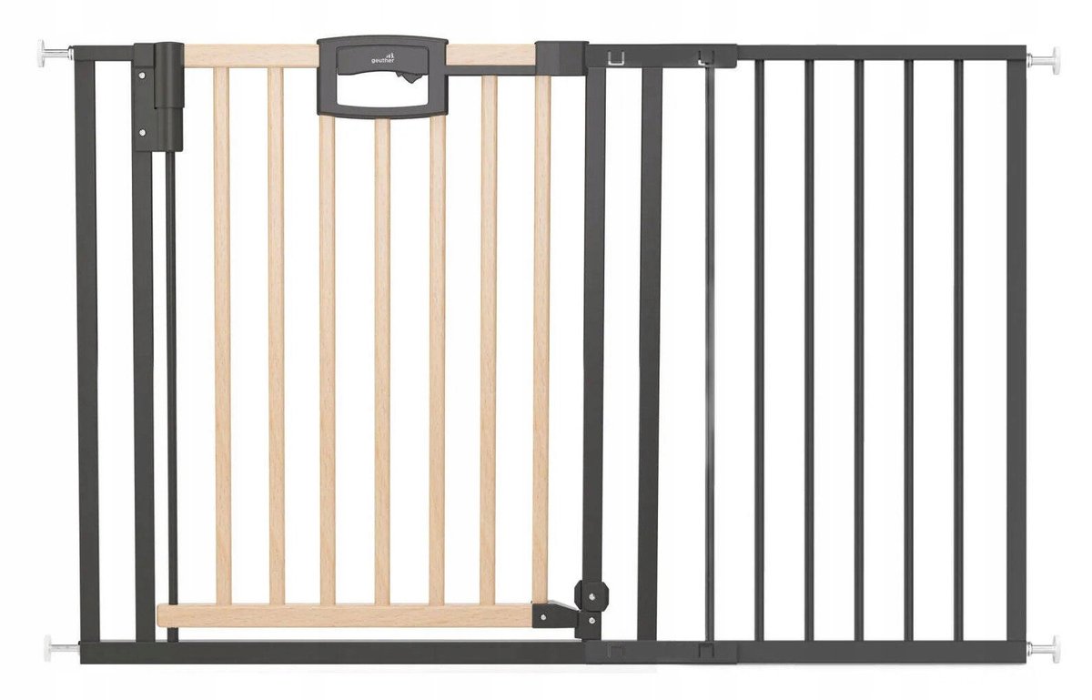 Geuther Houten & Metalen Drukhek 128,5-136,5cm Antraciet