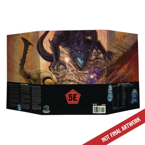 Dungeon Denizens 5E Game Master Screen - cover