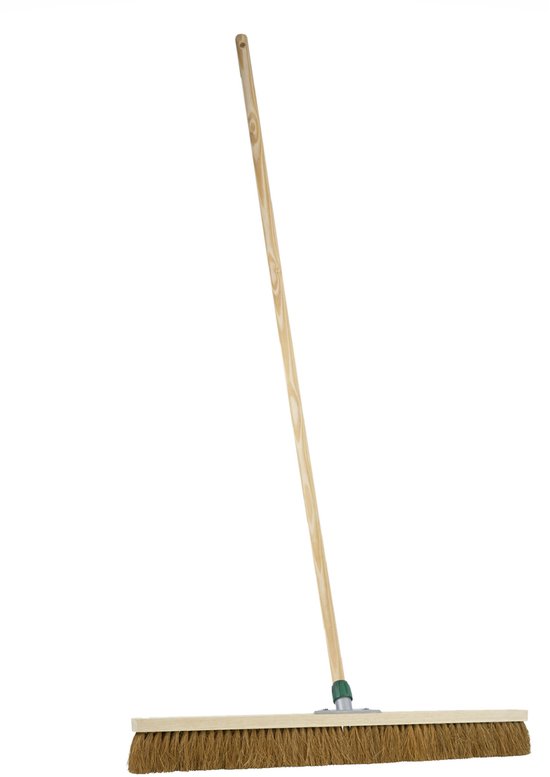 Betra Magazijnbezem - extra breed 100 cm - Binnenbezem - FSC hout - zachte kokos haren - steel 150 cm van Merkloos	 — afbeelding 3