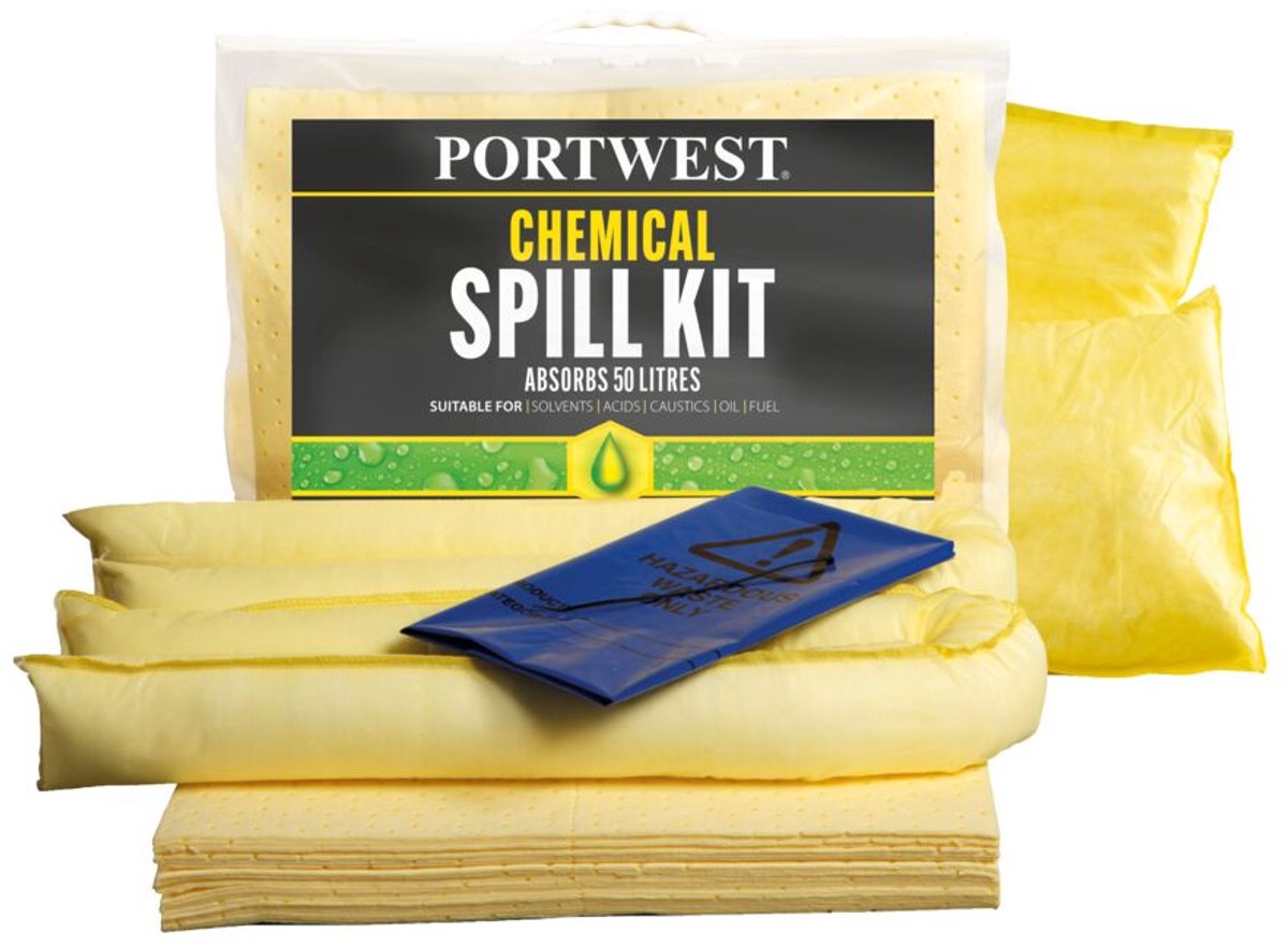 Chemische absorptiekit 50 liter, Portwest SM91.