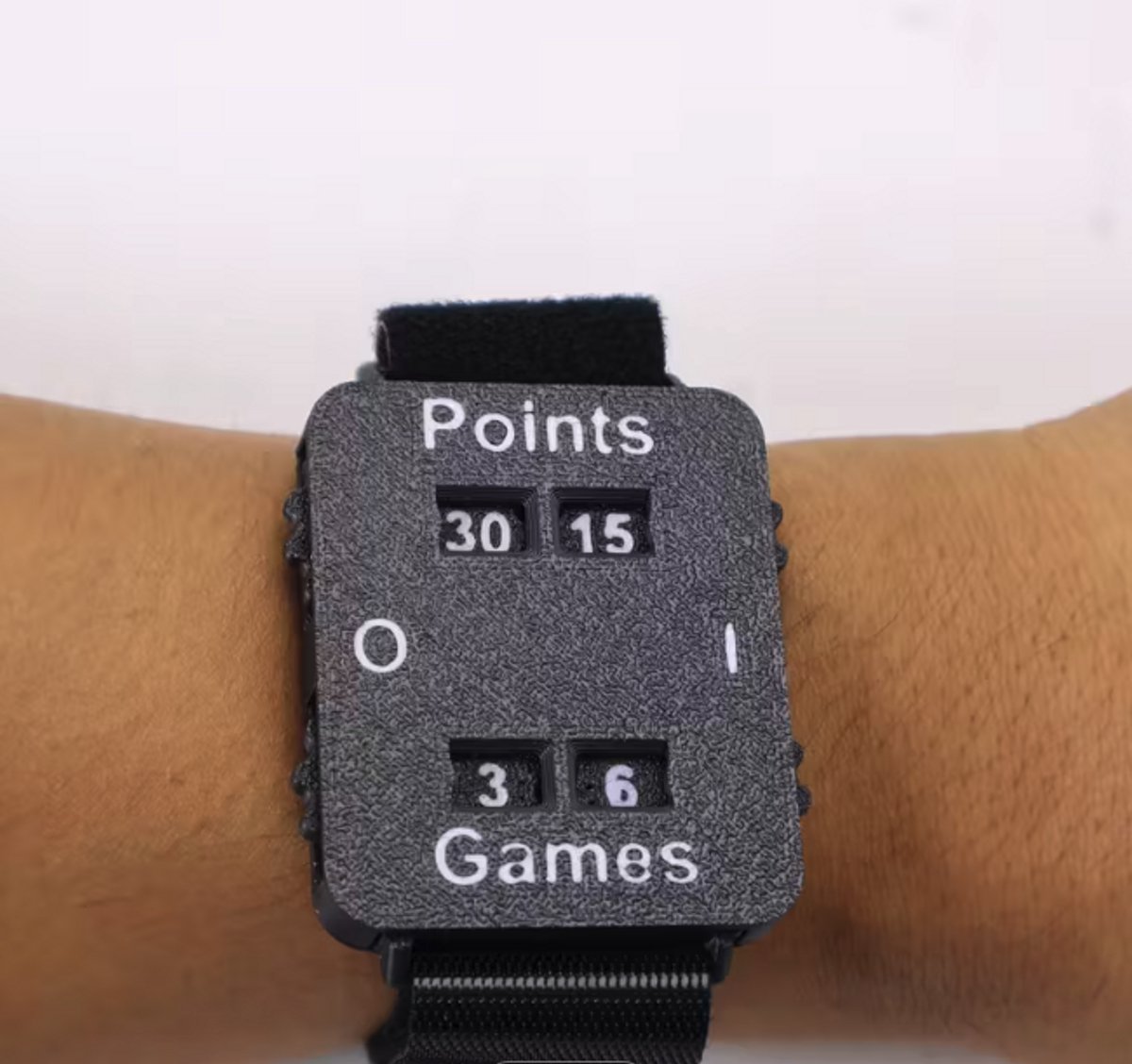 Auxo - score horloge - tennis - padel - zwart