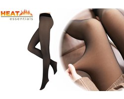 Heat Essentials - Fleece Panty - Zwart Nude - Maat XXXL - Thermo Panty beige - Dikke Kwaliteit - Anti ladder - Fleece Legging Dames