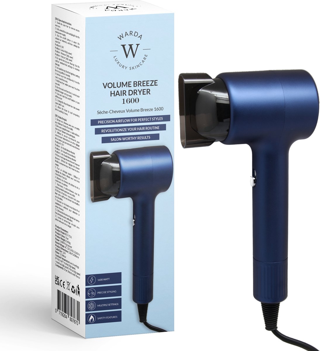 Warda Luxury Skincare Volume Breeze Haardroger
