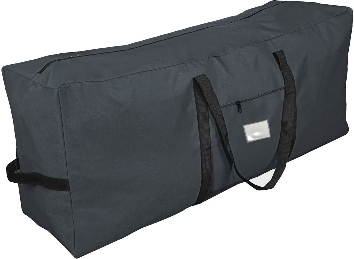 Ferocity Hoes voor tuinkussens - 125cm - voor dekbedden, kussens, kleding, beddengoed - Waterdicht, UV-bestendig - Polyester - Antraciet