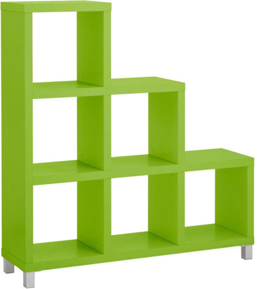 Kiwi-Boekenkast - 6 Kubussen - Groen