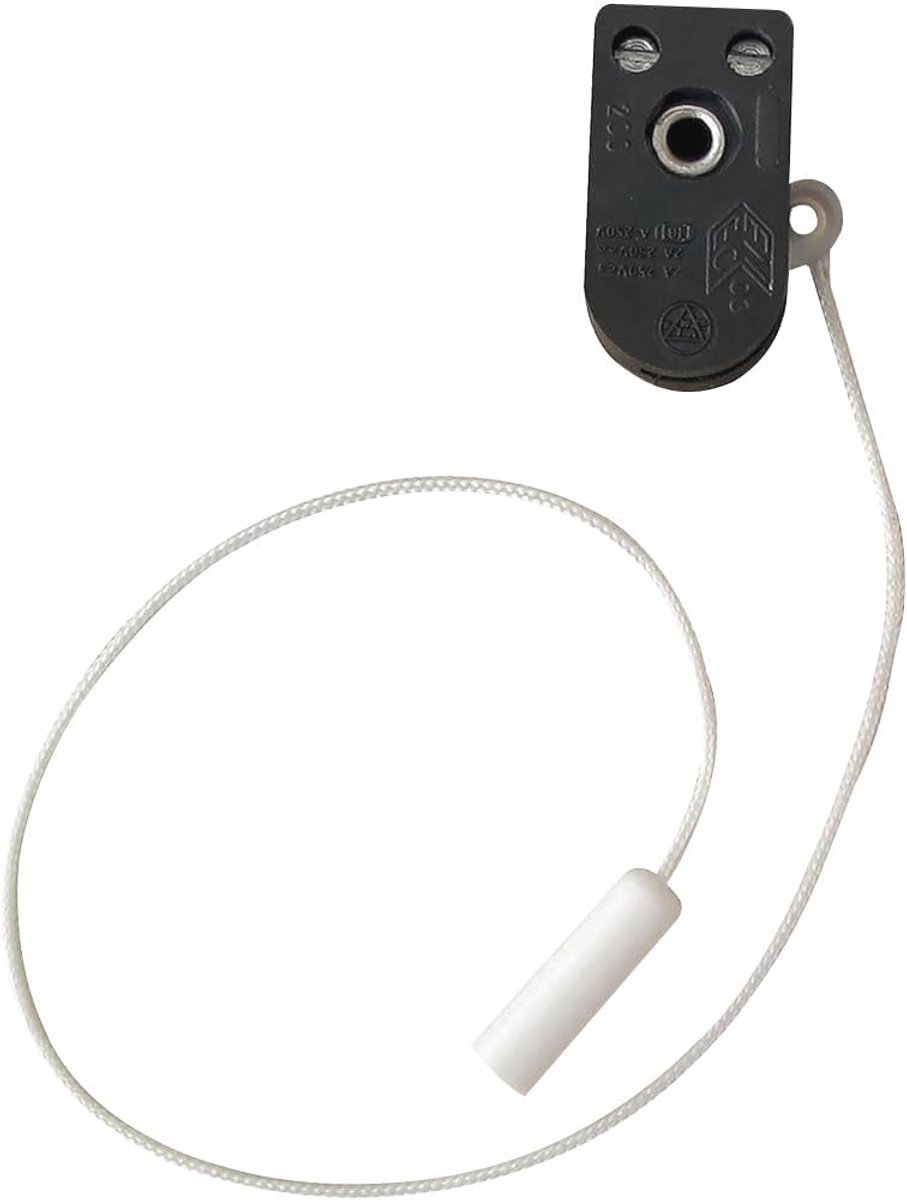 Inbouw-trekschakelaar 1-polig 250 V 2 A voor binnen - Stijlvolle verlichting en veilige installatie