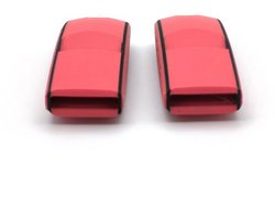 Veiligheids fluit - + rood wit blauw AllForFun fluitje Voor noodpakket - Nood fluitje - 2 stuks - Plastic - Rood - Wolven Fluitje - Honden fluitje - Scheidsrechter fluitje - Alarmeren - Sport - Watersport