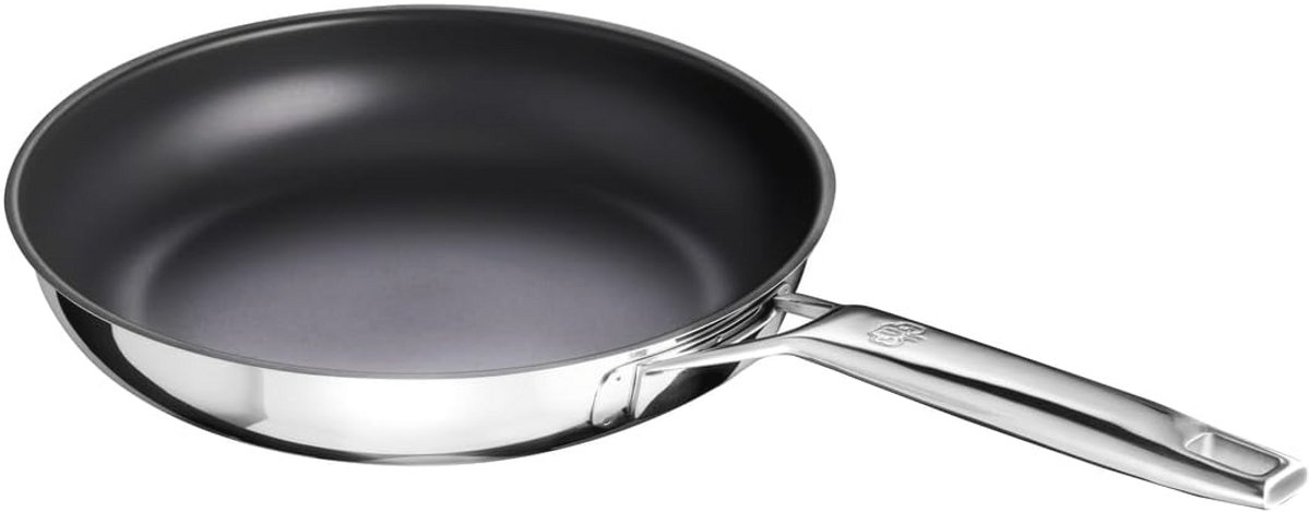 Roestvrijstalen Koekenpan 28 cm met UniverSUS Oppervlaktestructuur