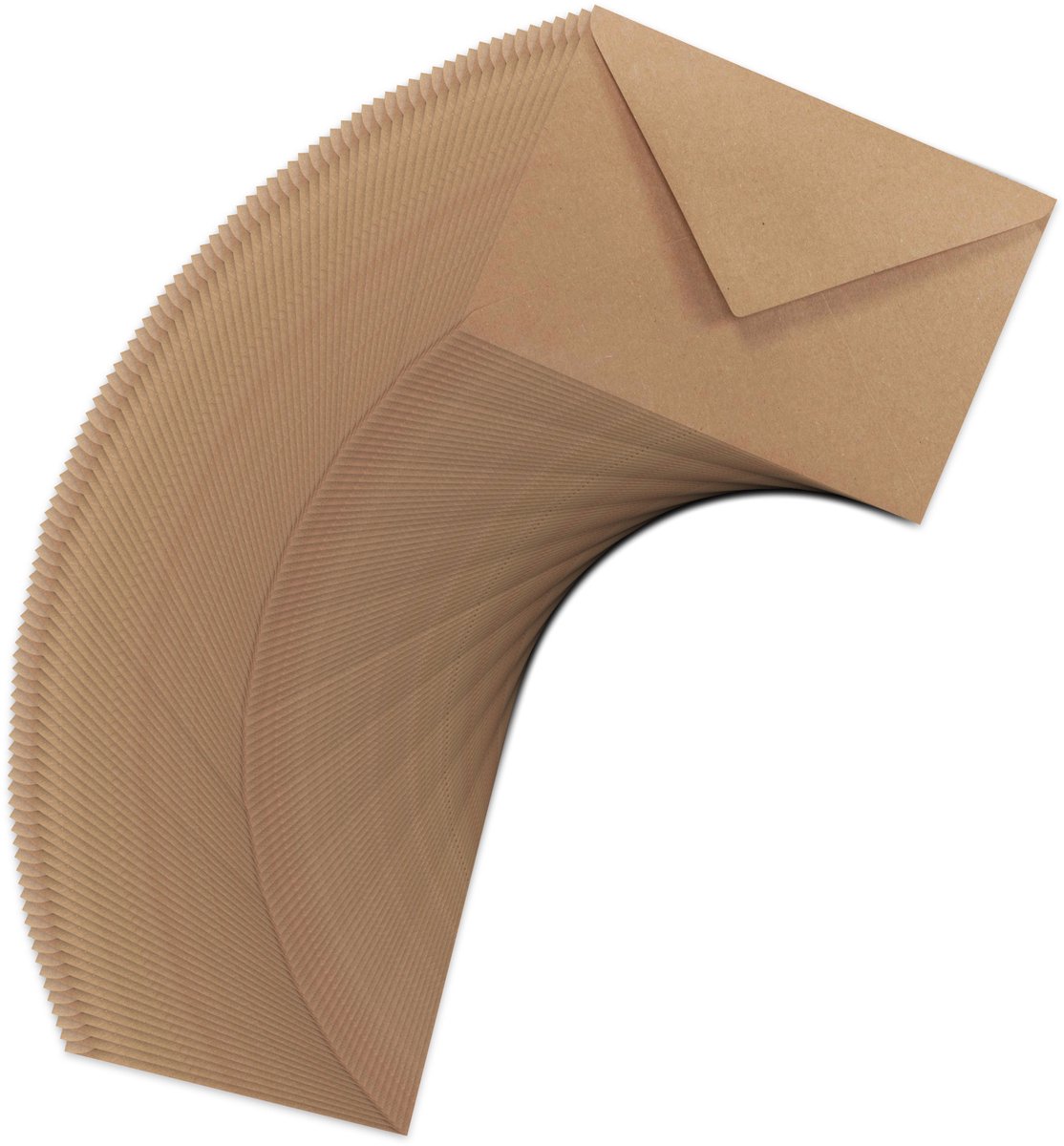 BD Art Eco – Enveloppen C6 – Kraft Bruin – 100 stuks – Biologisch Afbreekbaar