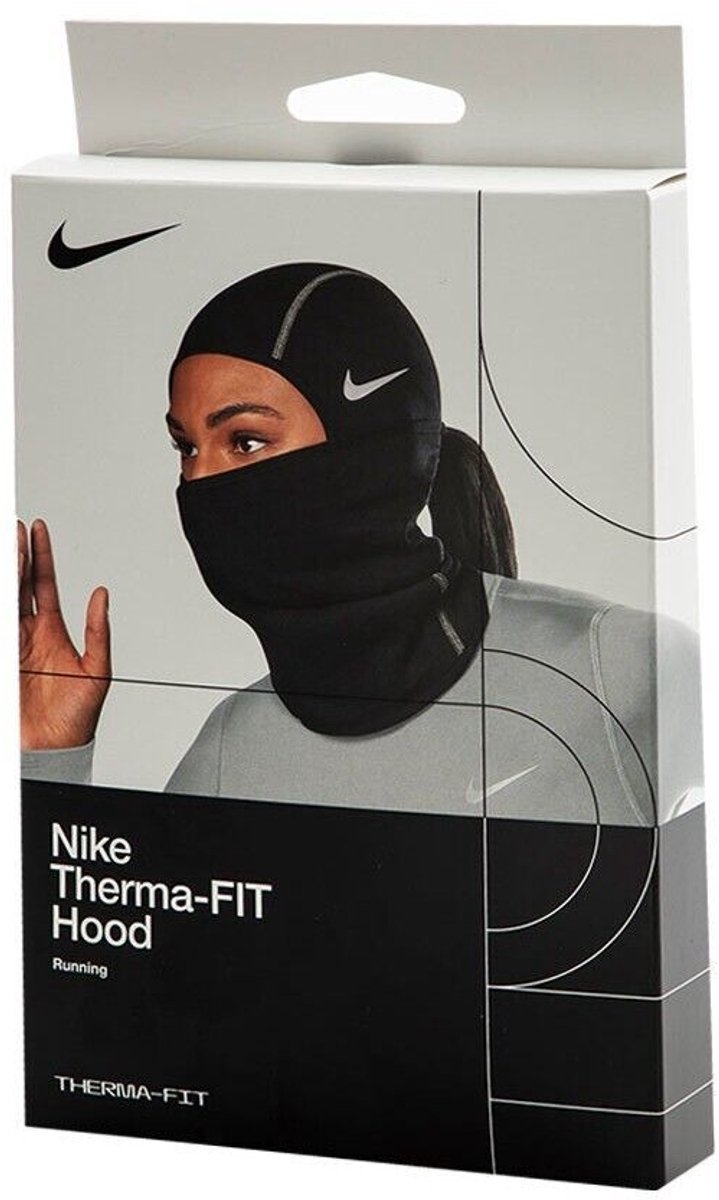Nike Therma-FIT Hood Bivakmuts Hardlopen Unisex Zwart
