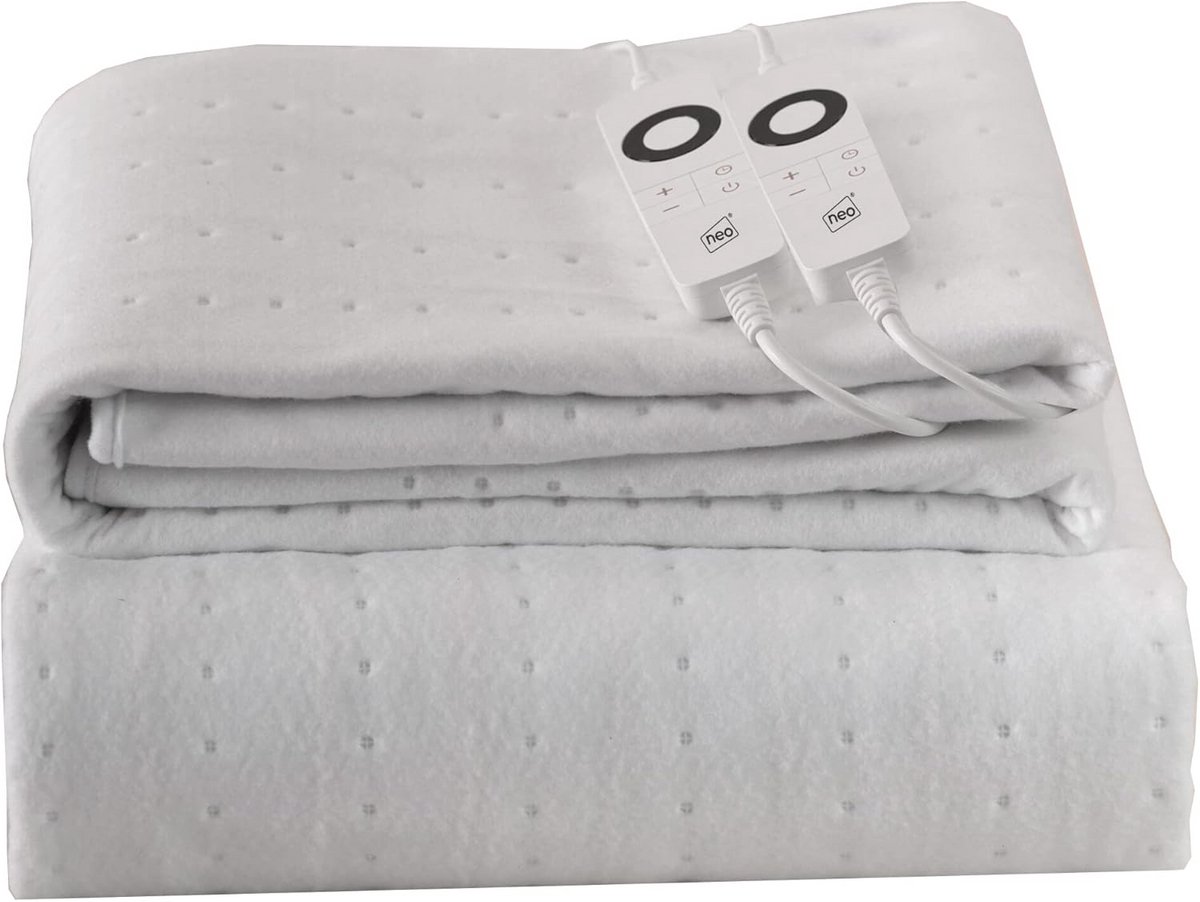 Verwarmde Deken met Dubbele Controle voor een Tweepersoons Bed
