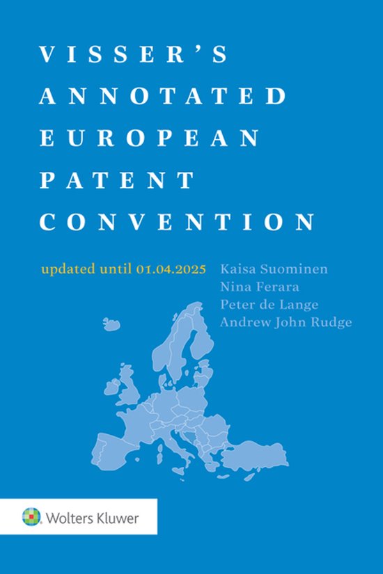 Visser's Annotated European Patent Convention - cover