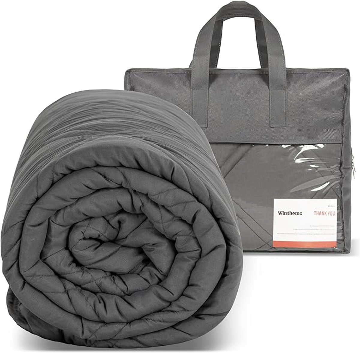 Verzwaringsdeken voor Volwassenen – 6 kg – 150 × 200 cm – Stressverminderende Therapiedeken – Ademend & Duurzaam – Grijs