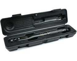 GEKO Dynamometrische sleutel - 5-25 Nm - CrV staal - 270 mm - zwart
