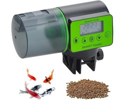 Sander Shop Voederautomaat, aquarium, visvoerdispenser met timer, voederdispenser voor aquaria, 200 ml inhoud, voederbak, visvoerautomaat voor aquarium, vistank