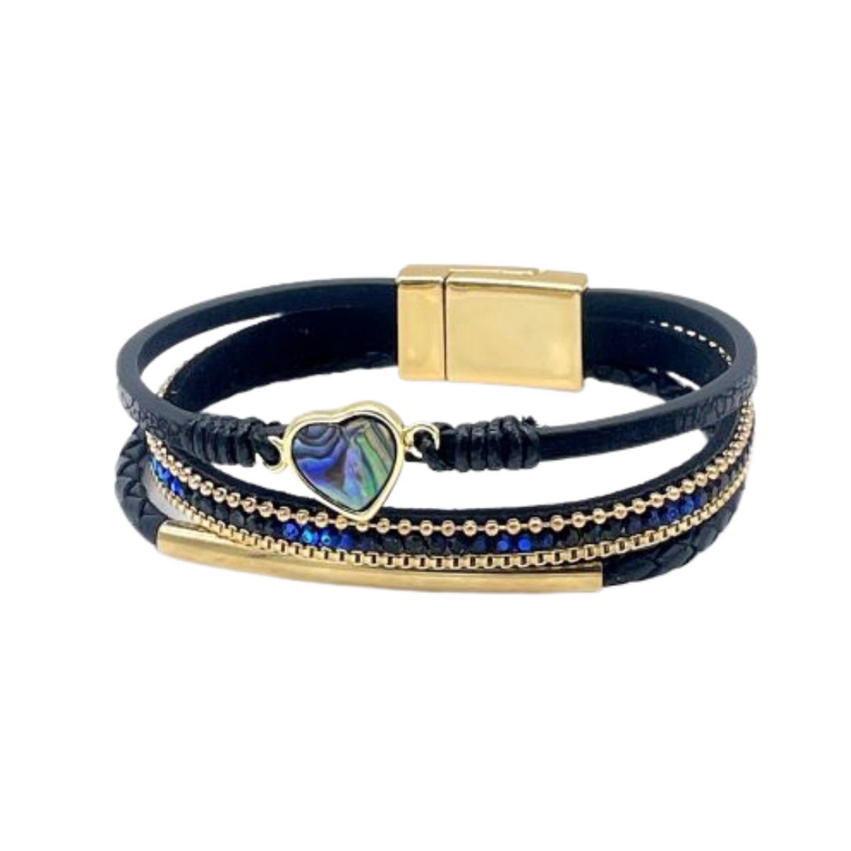 Armband dames - leren armband dames