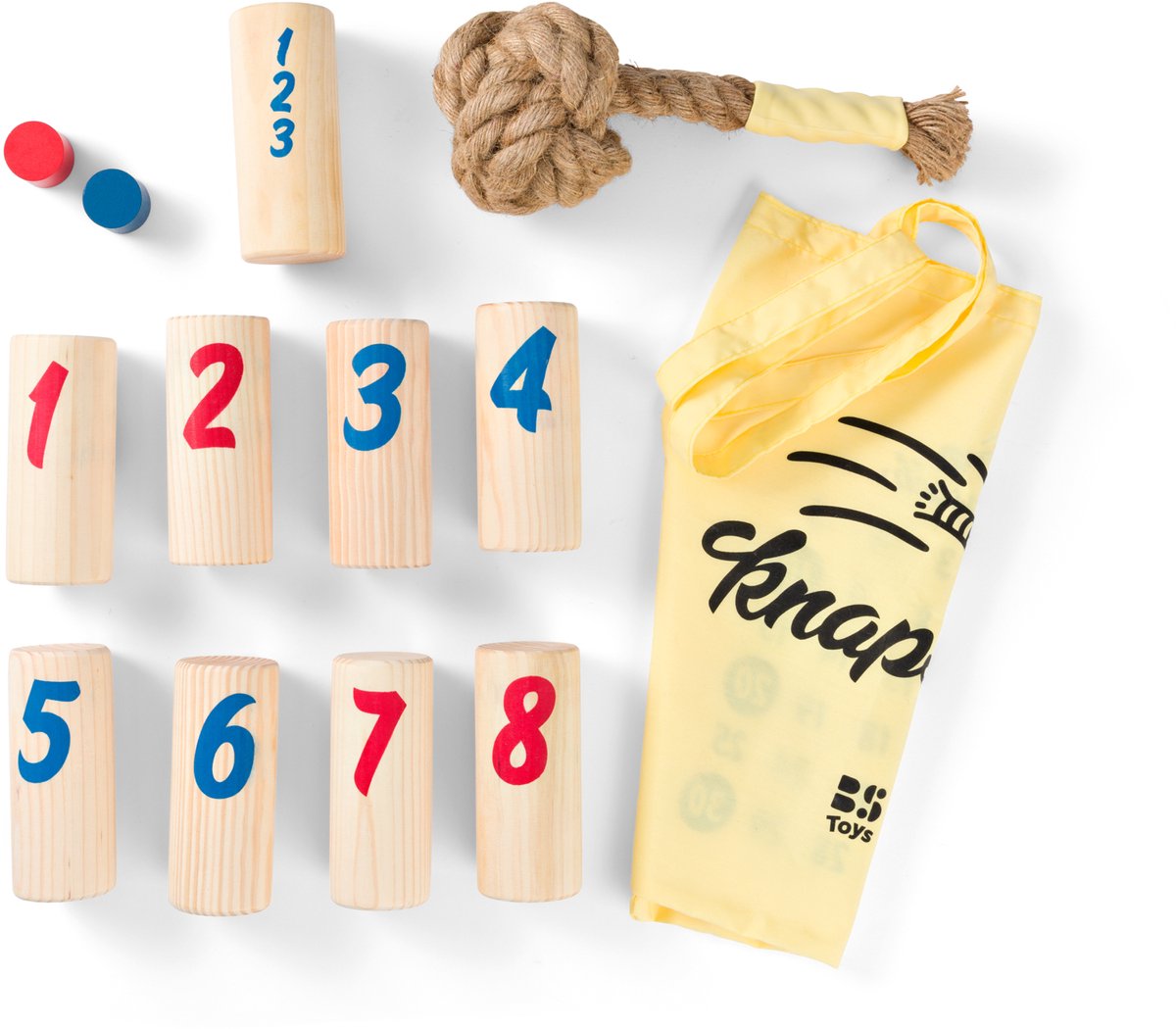 BS Toys – Knapsack Werpspel – Behendigheidsspel voor Buiten – Vanaf 8 jaar - Buitenspeelgoed - Familiespel - Houten speelgoed - Buitenspel — afbeelding 2