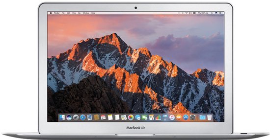 MacBook Air 13" 2017 i5 1,8 Ghz 8 GB 2 TB SSD Zilver