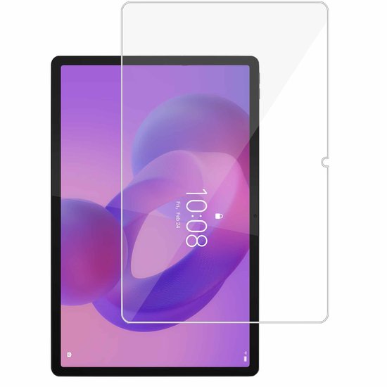 TechNow Screenprotector geschikt voor Lenovo Idea Tab Pro 12.7 Screenprotector - Gehard Glas - Rounded - Proteqt+