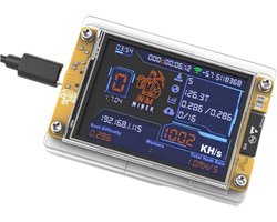 Nerdminer V2 – EU-stekker – 980 KH/s – Bitcoin Mini Miner & Smart Clock