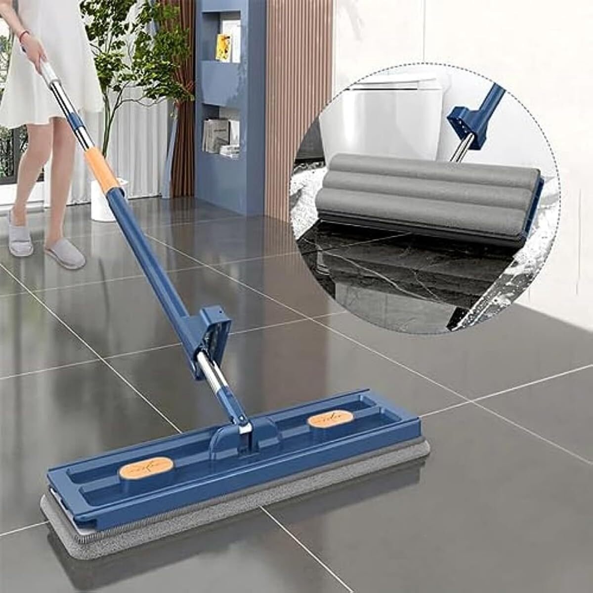 Home & Marker - Vlakke Mop Met Emmer thumbnail 6