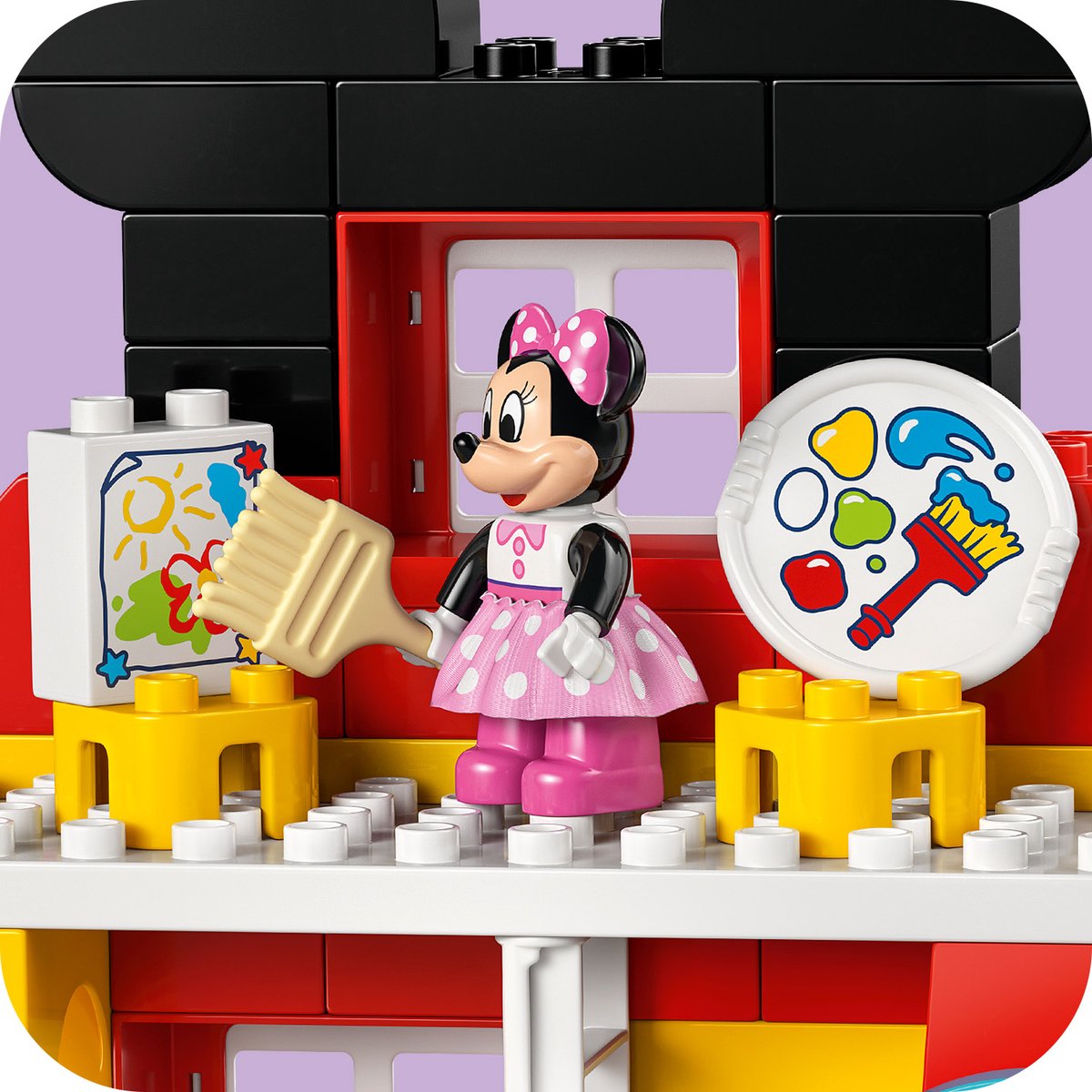 LEGO DUPLO - Disney Mickey Mouse Clubhuis met Minnie en Pluto Bouwpakket voor Kinderen - 10465 – foto 4