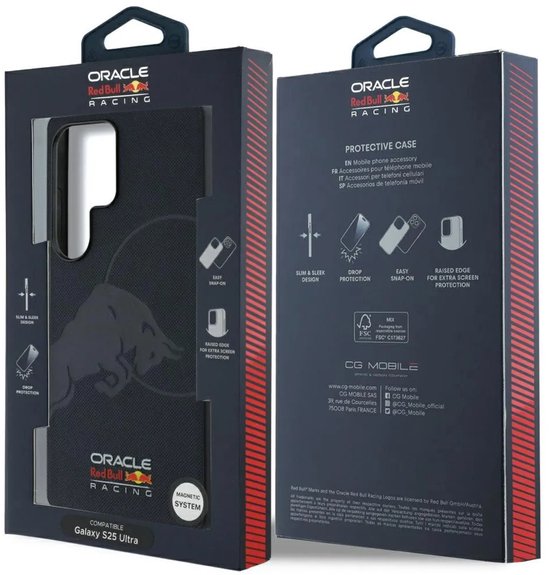 Redbull Rbhms25l24pubufv Magsafe Samsung Galaxy S25 Ultra Telefoonhoesje Blauw — afbeelding 3