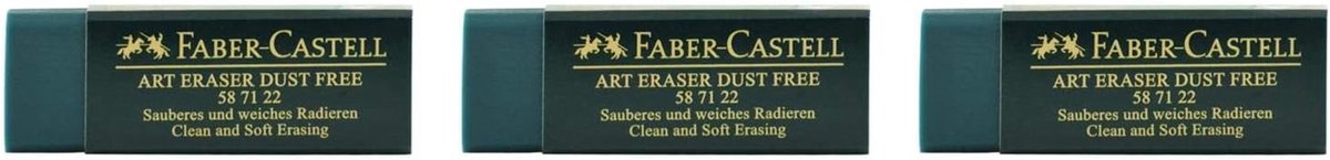 Stofvrije Gum Groene Kleur - Perfect voor Schrijven en Tekenen