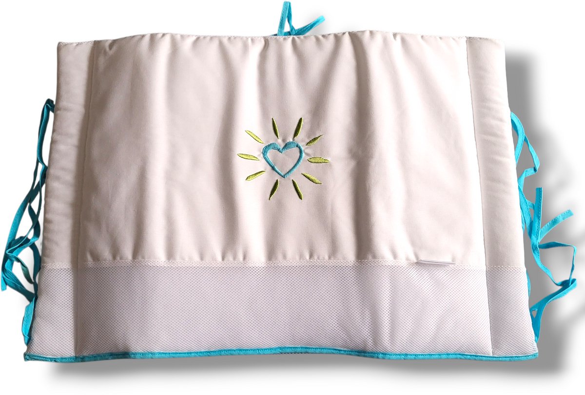 Anel - Hoofdbeschermer Klein - Love - Met safety vent - Wit en Blauw - 60 x 40 cm