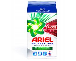 Ariel Professional Ultra OXI Waspoeder voor Witte Was – 10 kg – Professionele Kwaliteit - Washing Powder for White Laundry - Professional Quality