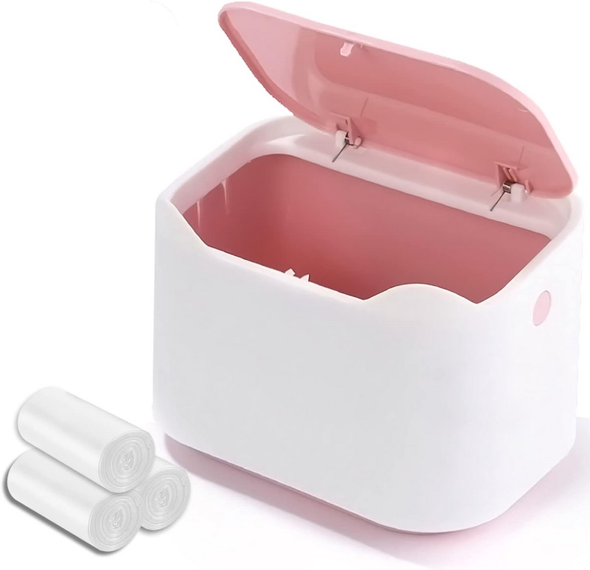 Mini Afvalbak voor Bureau met Deksel - Perfect voor Badkamer, Keuken en Kinderkamer