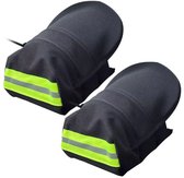 Waterdichte Motor Stuur Handschoenen – Zon-, Wind- & Regen beschermende Stuurmoffen - Hand Afscherm voor Motor, Scooter en Fiets