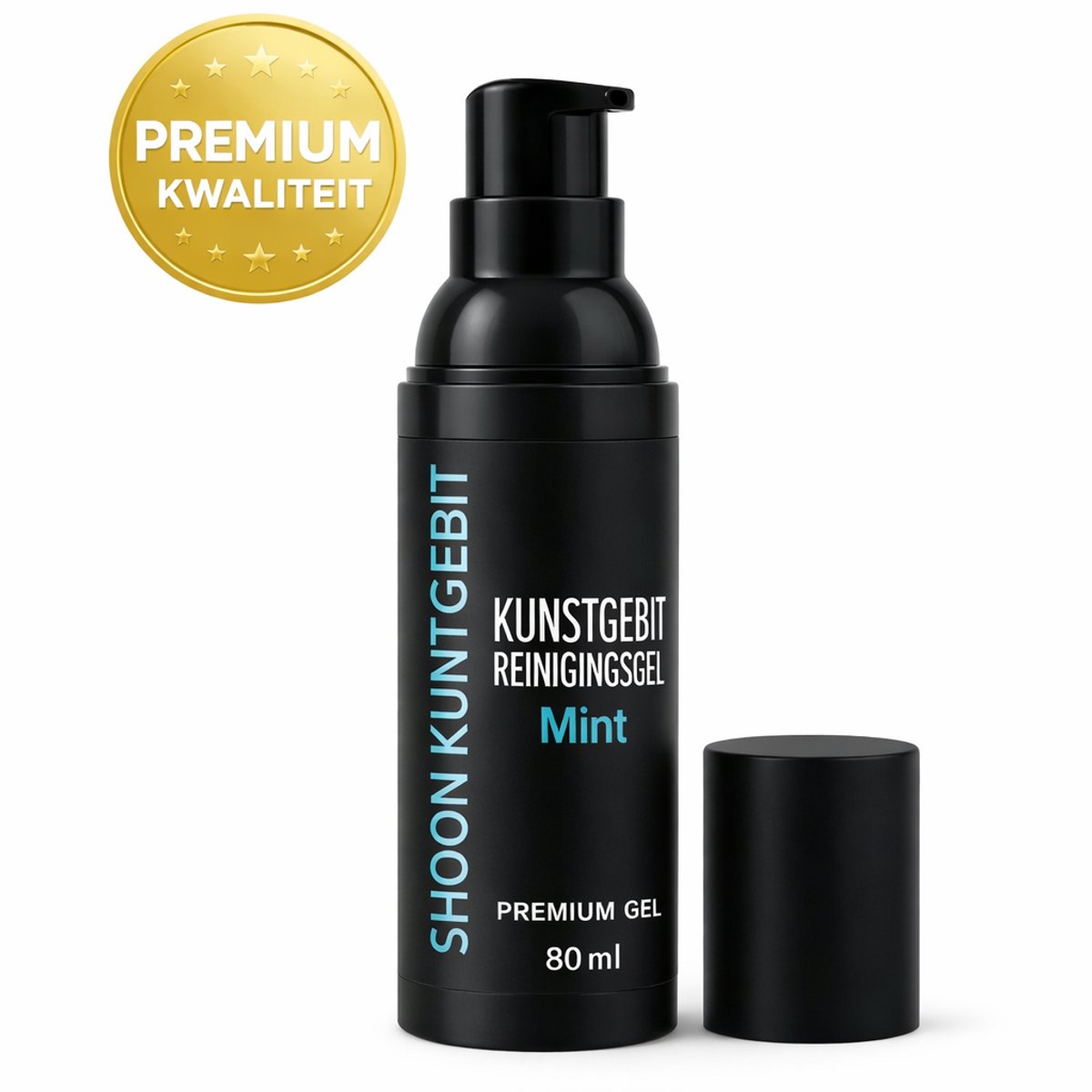 Kunstgebit Reinigingsgel Mint – Dagelijkse Reiniging – Kunstgebit Reiniger voor Protheses, Retainers & Beugels – 80 ml