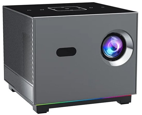 Slimme draagbare projector 300 ANSI lumen 8K/4K WiFi 5G Bluetooth 5.0 spraakbediening Lunekiss