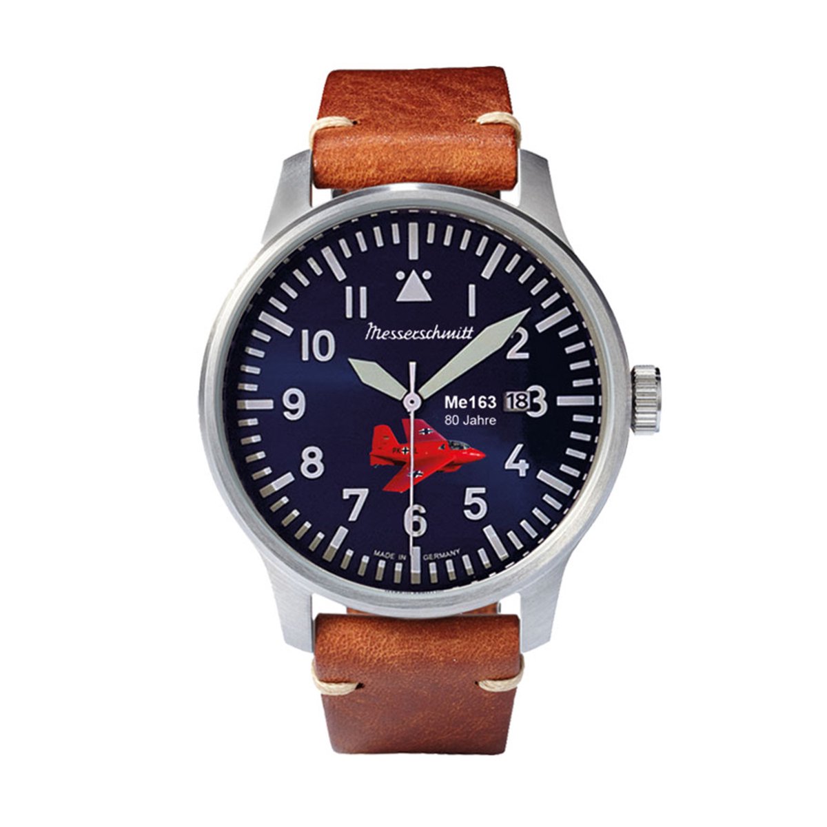 MESSERSCHMITT Pilotenhorloge Komet - Model eerste vlucht - Zwitsers automatisch uurwerk