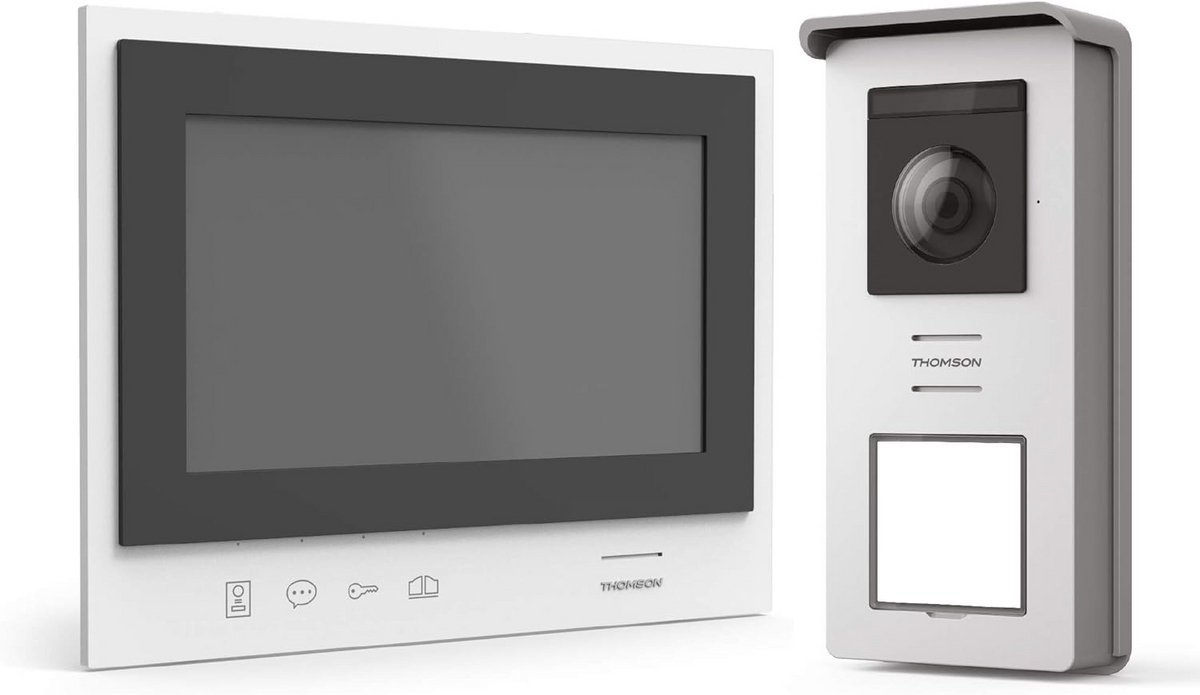 Draadloze videofoon met kleur HD-720p en 350 m bereik