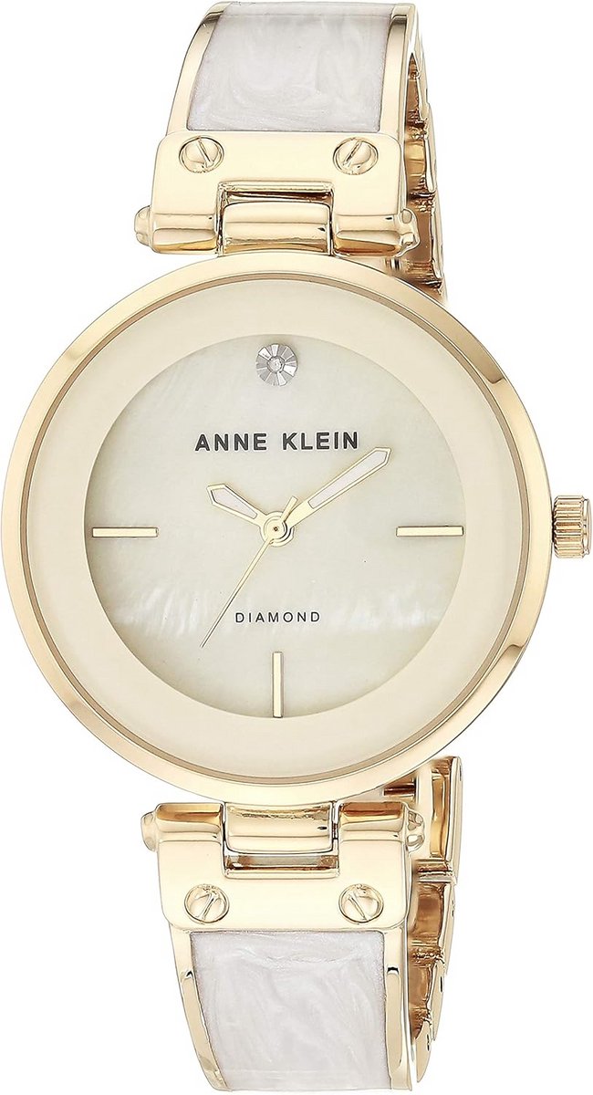 Vrouwen Horloge met Diamant Accent en Armband