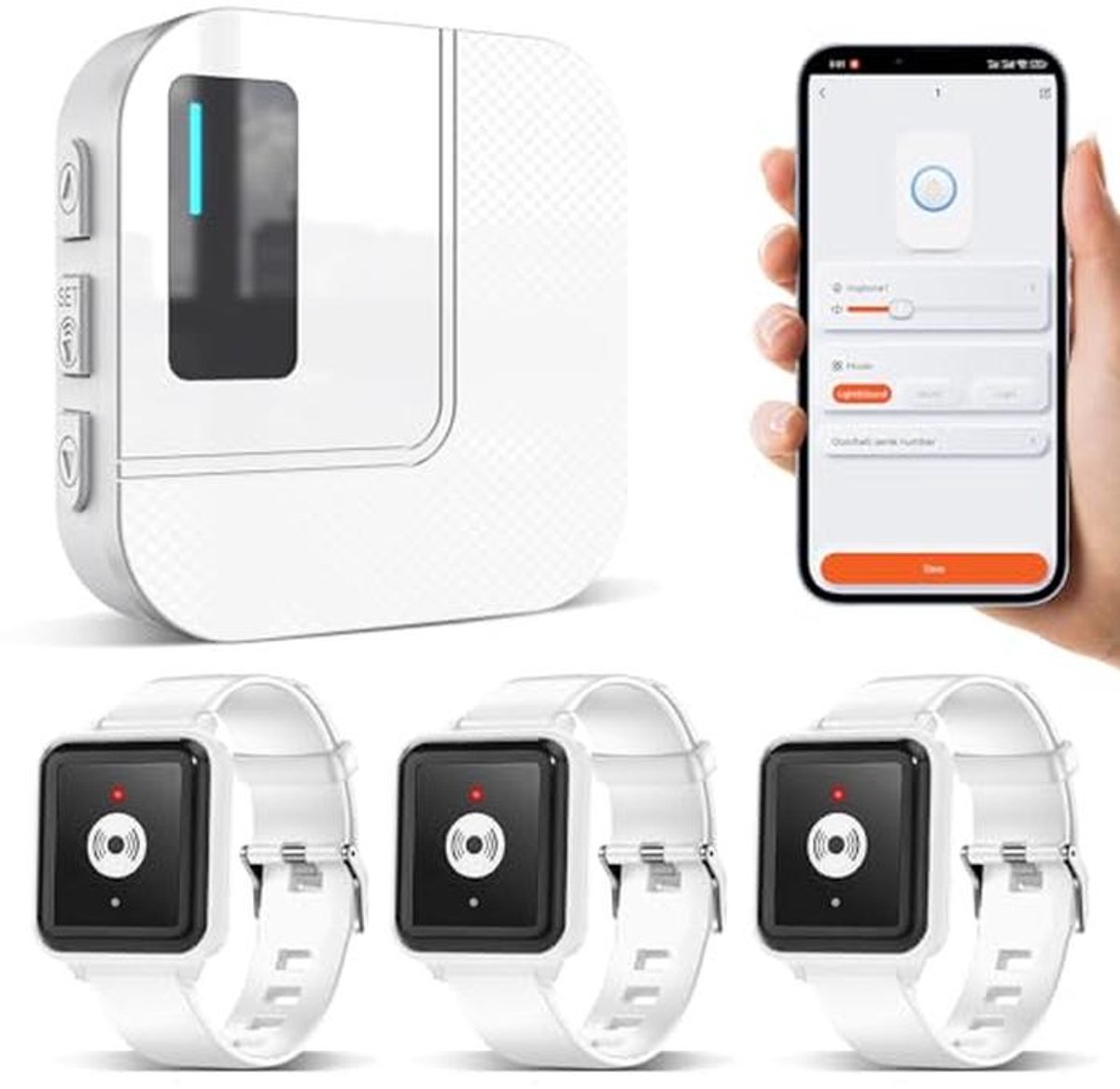 Intelligente Noodknop voor Senioren met WiFi en Alarmfunctie