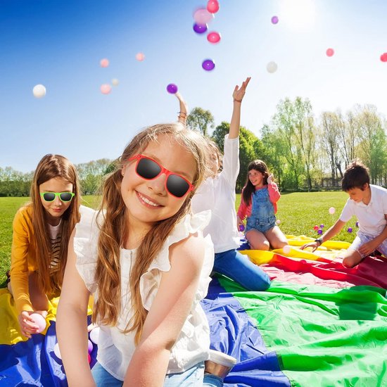 Kleurige Zonnebrillen Set voor Kinderen - 24 Stuks voor Feestjes en Stranden van Merkloos — afbeelding 5