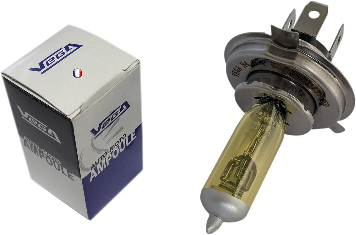 Antiek Gele H4 Autobulb 12V 55W voor Oldtimer