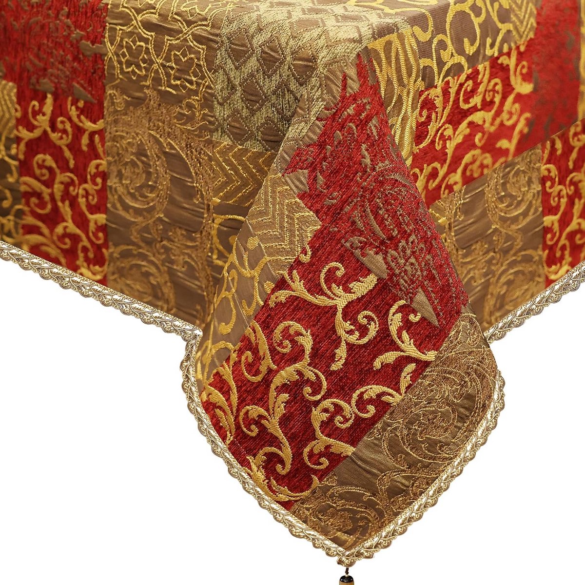 Afwasbaar Jacquard Tafelkleed - Luxe Rechthoekige Tafelhoes voor Eettafel (140x240 cm)