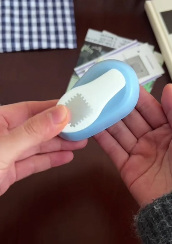 Vierkante pons - Postzegel Vorm Pons - Motiefpons vierkant - postzegelpons voor knutselpapier - draagbare handmatige ergonomische - papierpons - vierkante perforator - voor knutselen etiketten postzegels